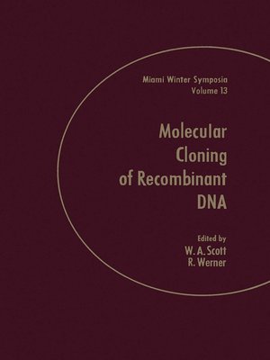 cover image of Molecular of Cloning of Recombinant Dna